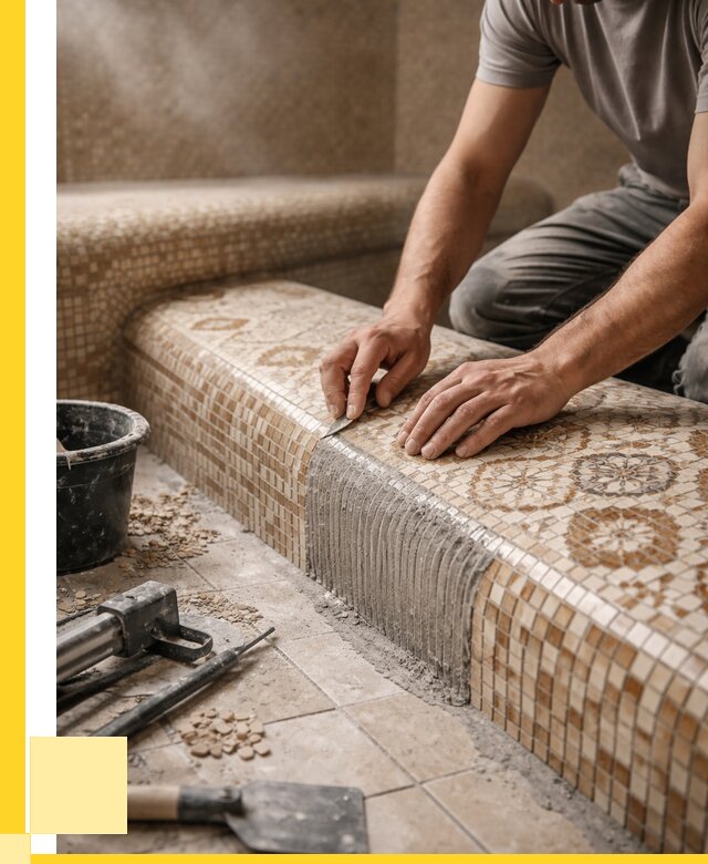 Плитка для хамама под ключ в Касимах от 3806 р. | ЭриданКсм